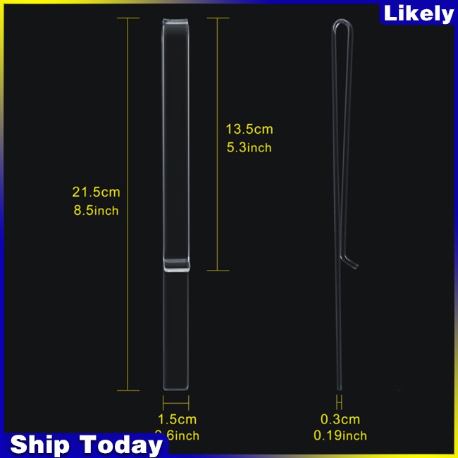 1 Cặp Giá Đỡ Bản Nhạc Bằng Acrylic Trong Suốt
