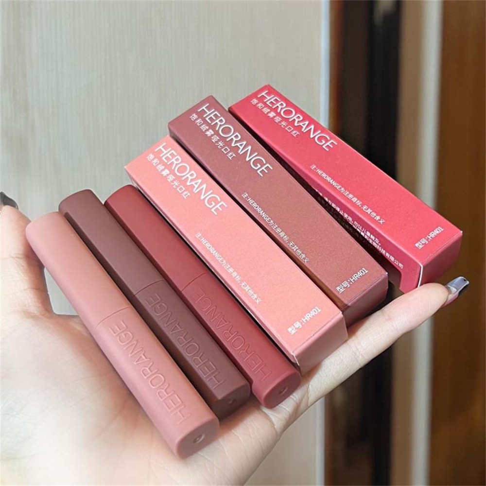 Son môi lì Miss Rose Herorange 2023 mới màu nhung mịn bão hoà độc quyền