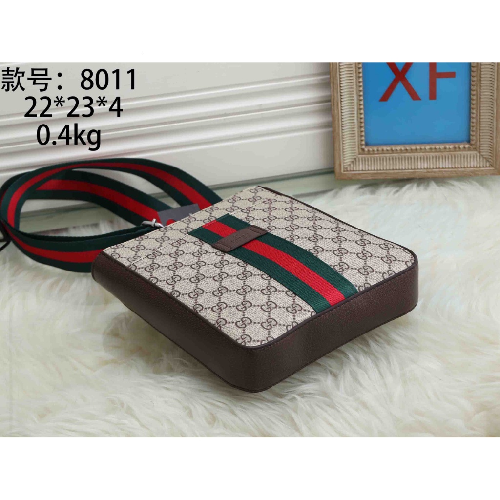 Gucci_Túi Da Đeo Chéo Thời Trang Cho Nam  Túi Xách Đeo Chéo Vai Thiết Kế Nổi Tiếng