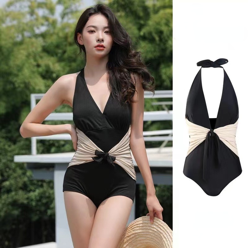 Đồ Bơi Một Mảnh Cổ Chữ V Khoét Sâu Che Bụng Gợi Cảm Cho Nữ