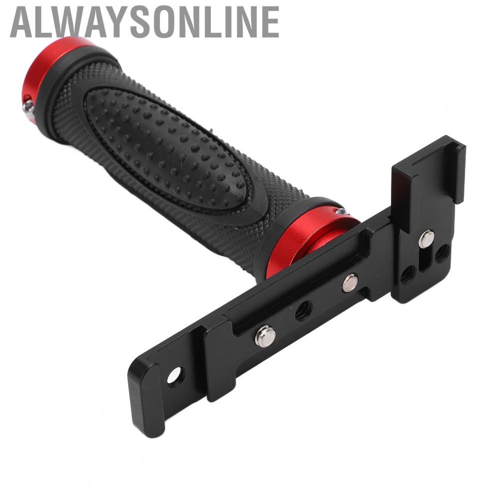 Alwaysonline 1/4  Handle Grip Holder Stand Tripod For Action Smartphone