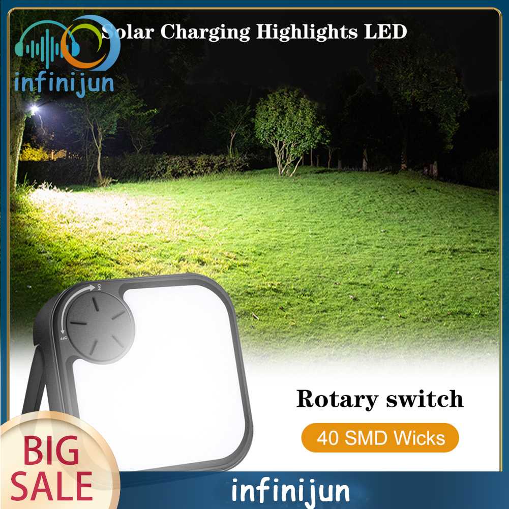 Đèn LED Cắm Trại 3000mAh IP44 Kèm Tay Cầm Tiện Dụng