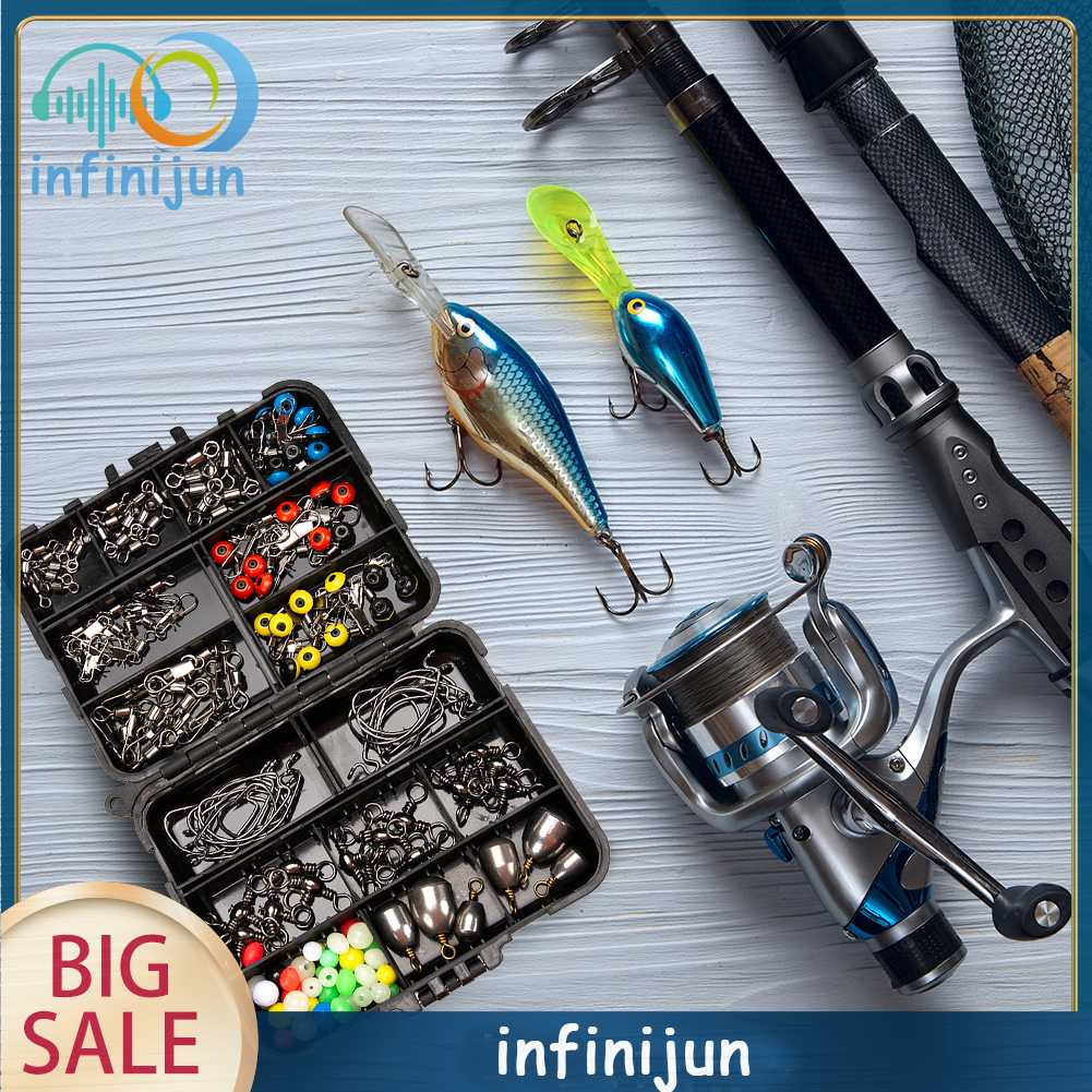 Hộp 162 Phụ Kiện Câu Cá Chất Lượng Cao