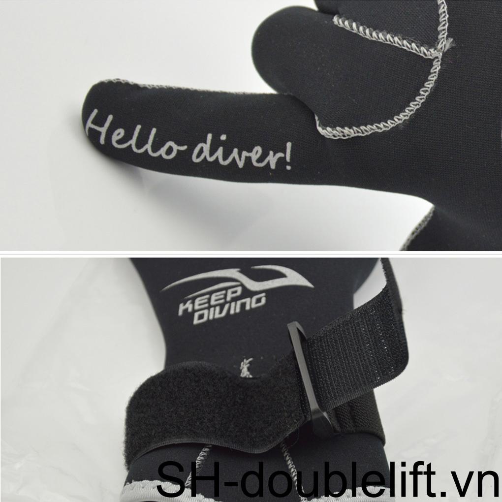 Găng Tay Lặn Chống Thấm Nước Chống Rò Rỉ Thiết Kế Dày Dặn Thời Trang Unisex