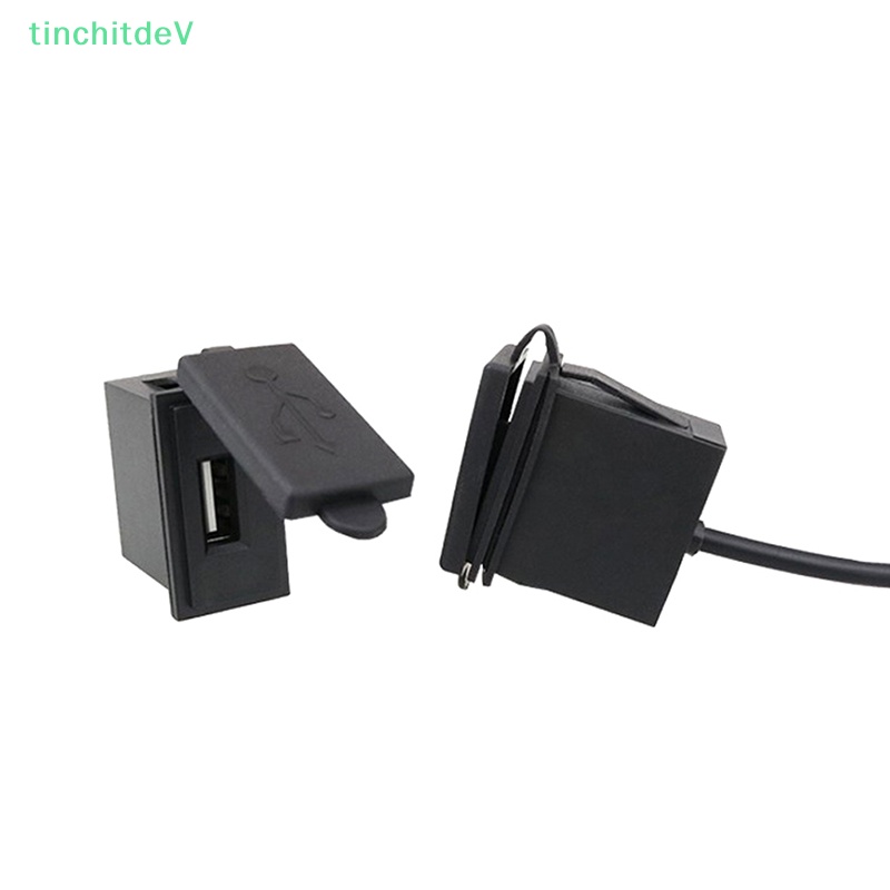 Ổ Cắm Sạc Một Cổng USB 12V / 24V 5V 2.4A Cho Xe Hơi Xe Máy