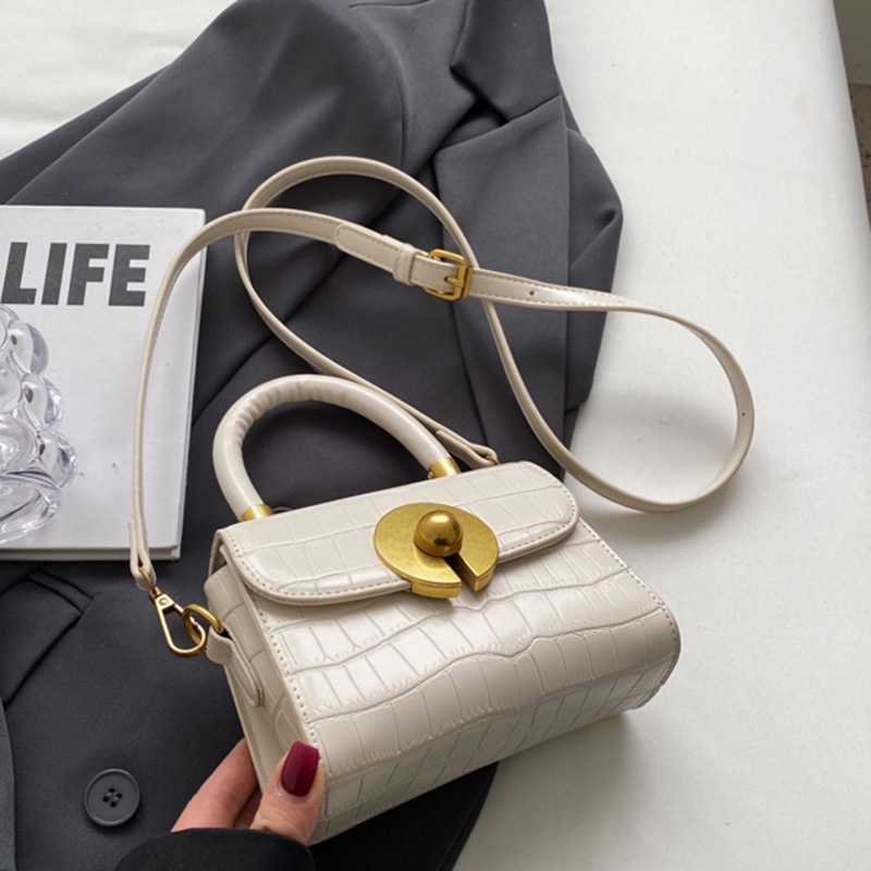 Túi Đeo Vai Hình Vuông Cỡ Nhỏ Đơn Giản Thời Trang Hàn Quốc Chất Lượng Cao Cho Nữ