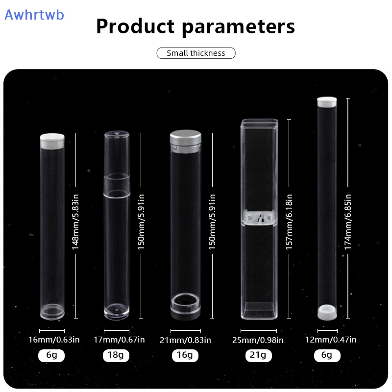 Hộp Đựng Nhíp Gắp Lông Mi Giả Hình Trụ Vuông Mới