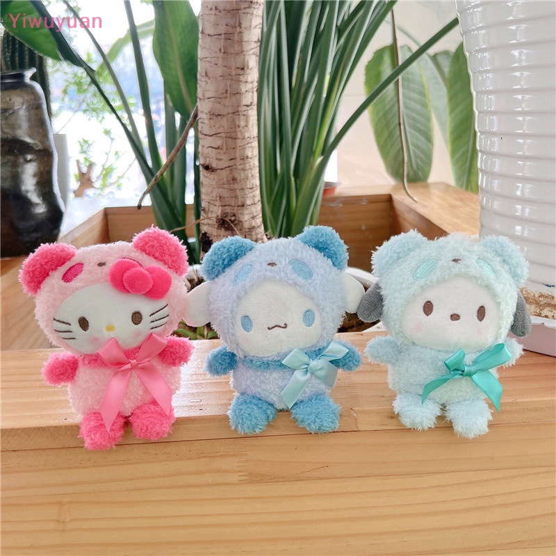 Móc Khóa Búp Bê Nhồi Bông Kuromi Cinnamoroll 14cm Mới