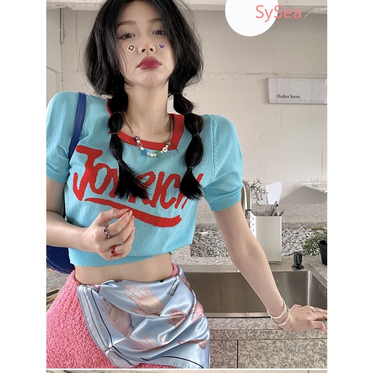 Áo Dệt Kim Cổ Vuông Thiết Kế Quyến Rũ Cho Nữ