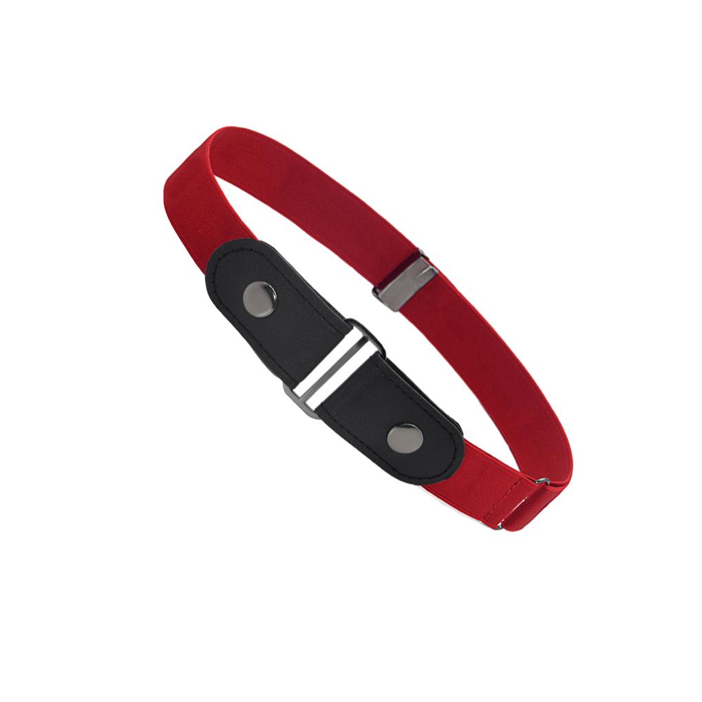 Thắt Lưng Co Giãn Không Có Khóa Hợp Kim Thời Trang Cho Nam Nữ