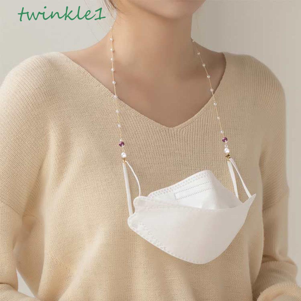 Dây Đeo Mắt Kính Hình Trái Tim Bằng Kim Loại