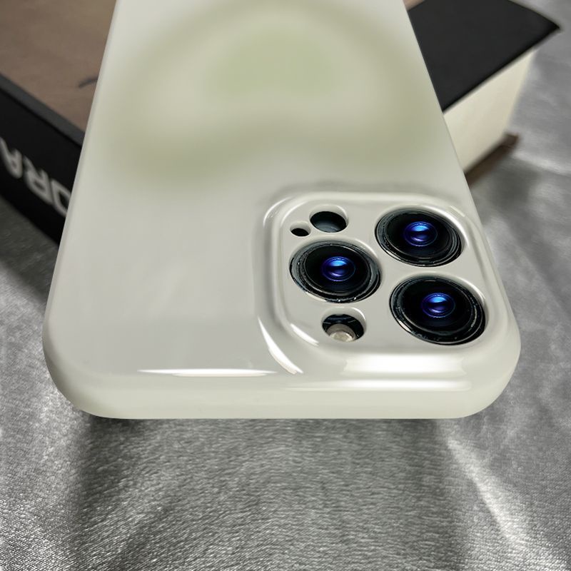 Ốp Điện Thoại Họa Tiết Trái Tim Màu Xanh Lá Lấp Lánh Xinh Xắn Cho Iphone xr Promax xsiPhone14 / 1211 13 E44G