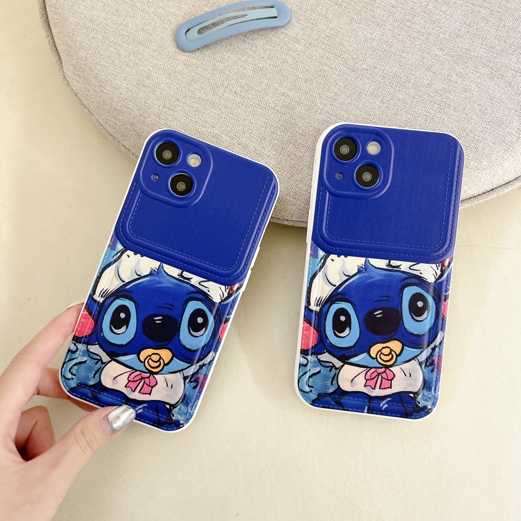 Ốp Điện Thoại tpu Dẻo Họa Tiết Hoạt Hình Stitch Đơn Giản Chống Rơi Cho iPhone 14 13 12 11 PRO MAX