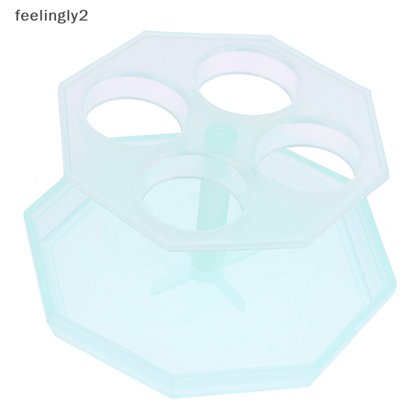 Xô Phơi Khô Cọ Trang Điểm Kèm Giá Đỡ Tiện Dụng