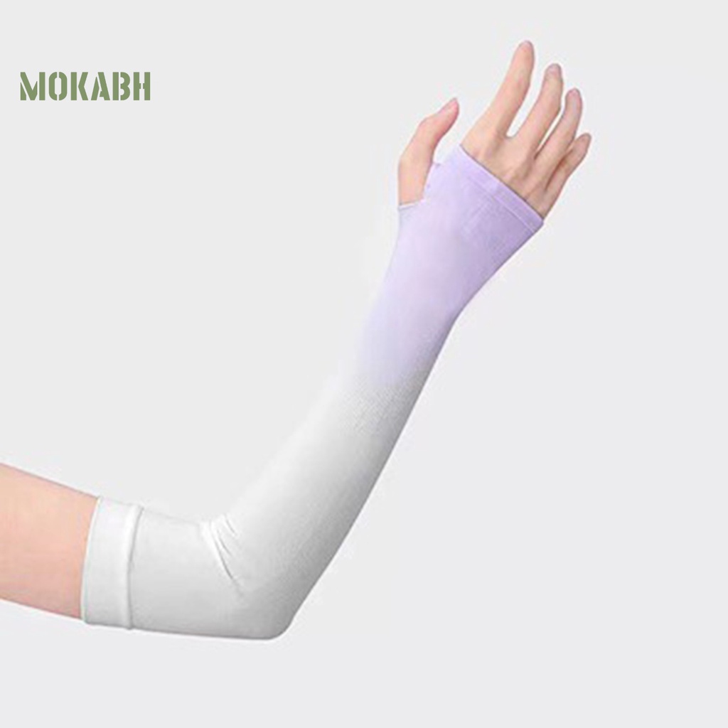 1 Cặp Ống Tay Áo Chống Tia UV Nhanh Khô Màu Gradient Thời Trang Mùa Hè Cho Nam Và Nữ