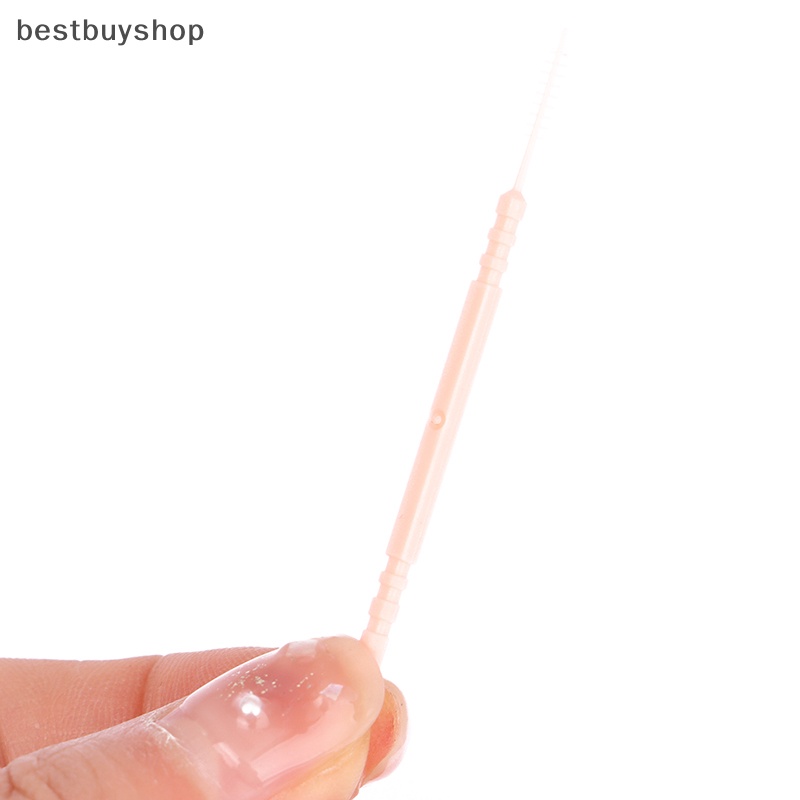 Bộ 200 Bàn Chải Đánh Răng Hai Đầu Bằng Nhựa Mềm Chăm Sóc Răng Miệng yhn