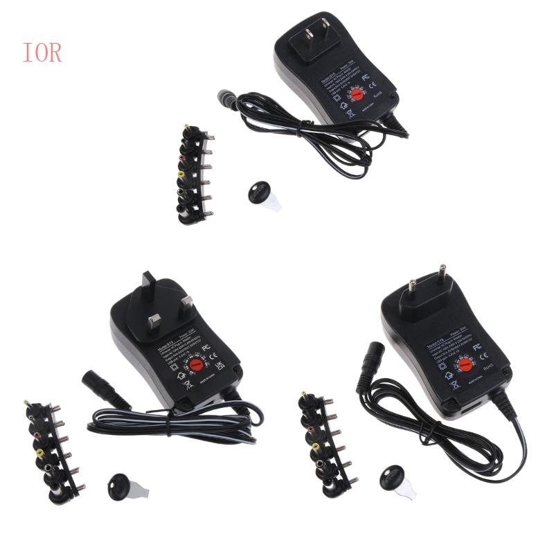 Bộ Chuyển Đổi Nguồn Điện AC DC 30W Với 6 Đầu Chuyển Đổi DC AC100-240V Sang DC3-12V Đa Năng Cho Househo