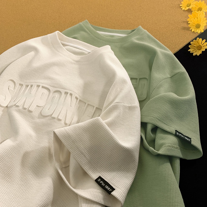 Áo Thun Ngắn Tay Dáng Rộng Thời Trang Mùa Hè Phong Cách Mới Cho Nam