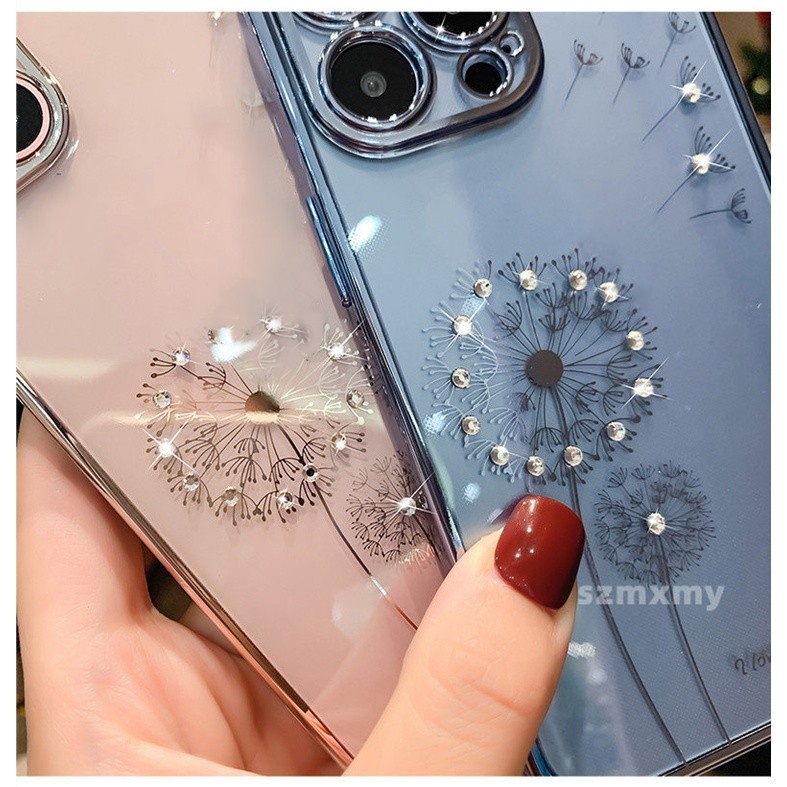 Ốp Điện Thoại TPU Mềm Trong Suốt Chống Sốc Lấp Lánh Sang Trọng Cho IPhone 13 12 11 14 Pro Max 7 8 Plus X XR XS