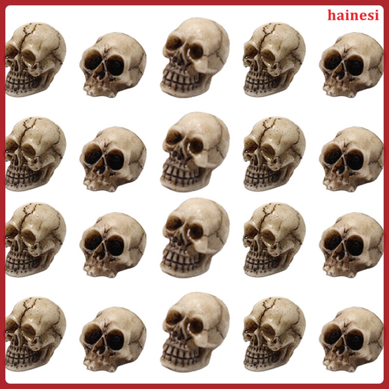 Set 20 Mô Hình Đầu Lâu Trang Trí Halloween