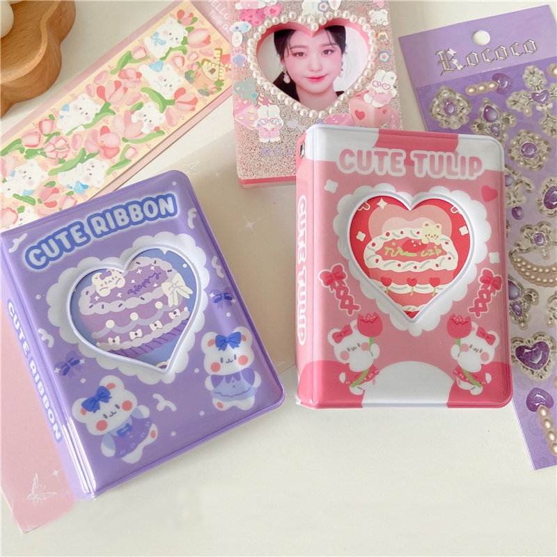 Album Ảnh 40 Ngăn 3Inch Bằng Nhựa PP Dễ Thương