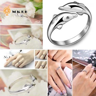 MKEB MKEB mạ bạc thiết kế cá heo