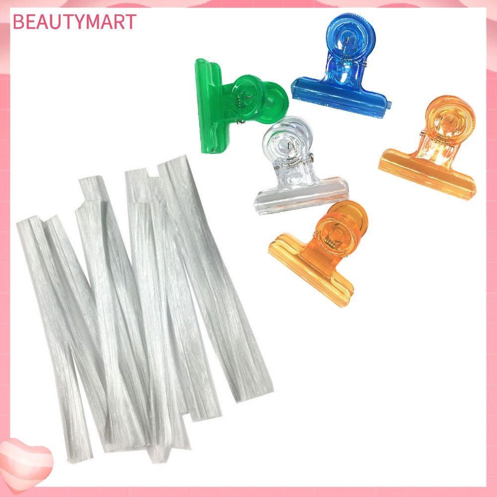 Bộ Sợi Thủy Tinh Và Kẹp Dùng Nối Móng Acrylic Tiện Dụng