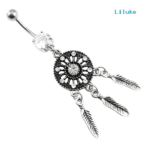 Khuyên Rốn Hình Lưới Giấc Mơ Đính Đá Xinh Xắn