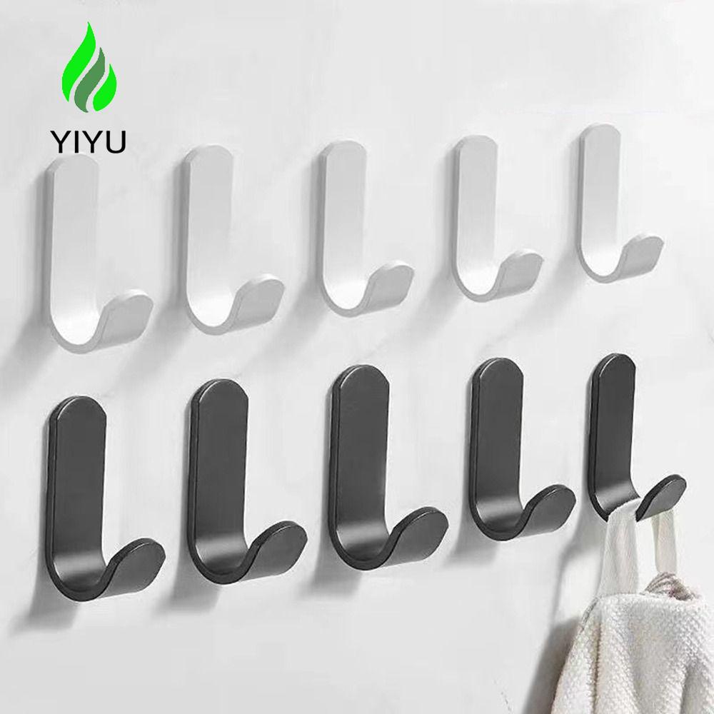 YIYU Giá Đỡ Chìa Khóa Hình Chữ J Bằng Thép Không Gỉ Đa Năng Sáng Tạo 1 Cái Cho Nhà Bếp / Phòng Tắm