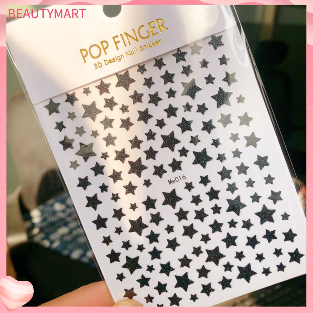 Miếng Dán Trang Trí Móng Tay Lấp Lánh Siêu Mỏng Không Phai Màu Dành Cho Nữ