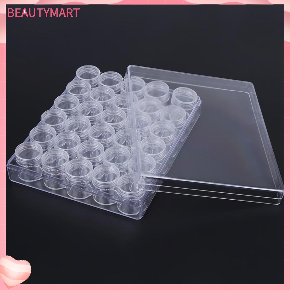 Set 30 Hộp Nhựa Trong Suốt Đựng Trang Sức / Móng Tay Tiện Dụng