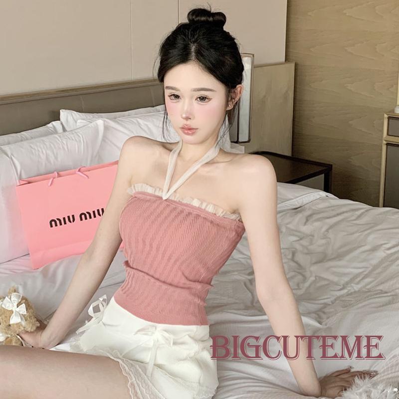 Áo Hai Dây Vải Tuyn Hở Lưng Thời Trang Mùa Hè Cho Nữ