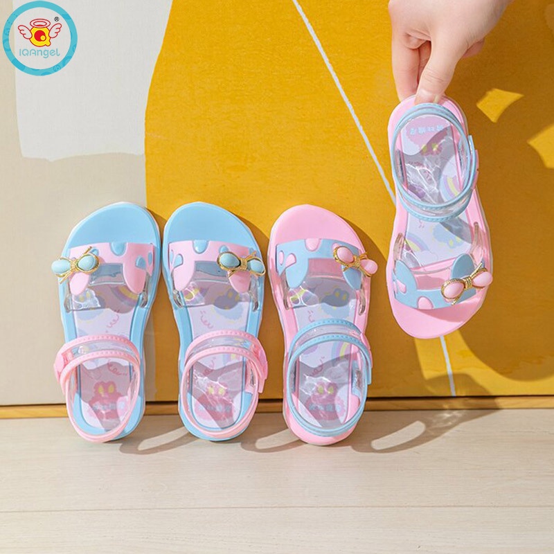 Xăng đan Công Chúa Đế Mềm Chống Trượt Thời Trang Đi Biển Cho Bé Gái