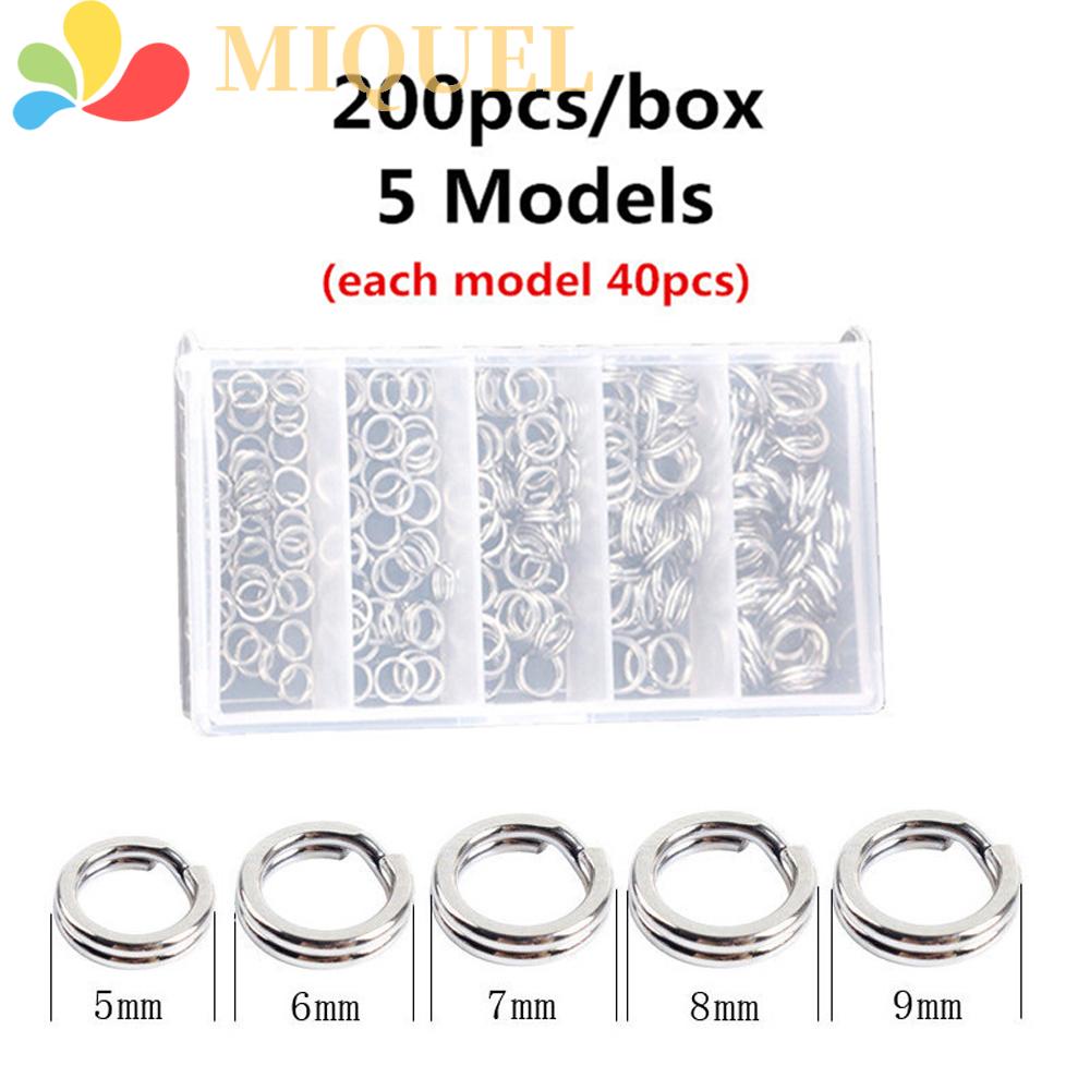 Set 200 Khoen Tròn Gắn Mồi Câu Cá Cứng Chắc Chắn