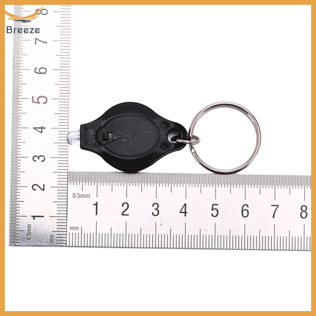 Bộ 3 Đèn Pin Led Mini Siêu Sáng Có Móc Khóa Tiện Dụng Mang Theo Du Lịch Cắm Trại