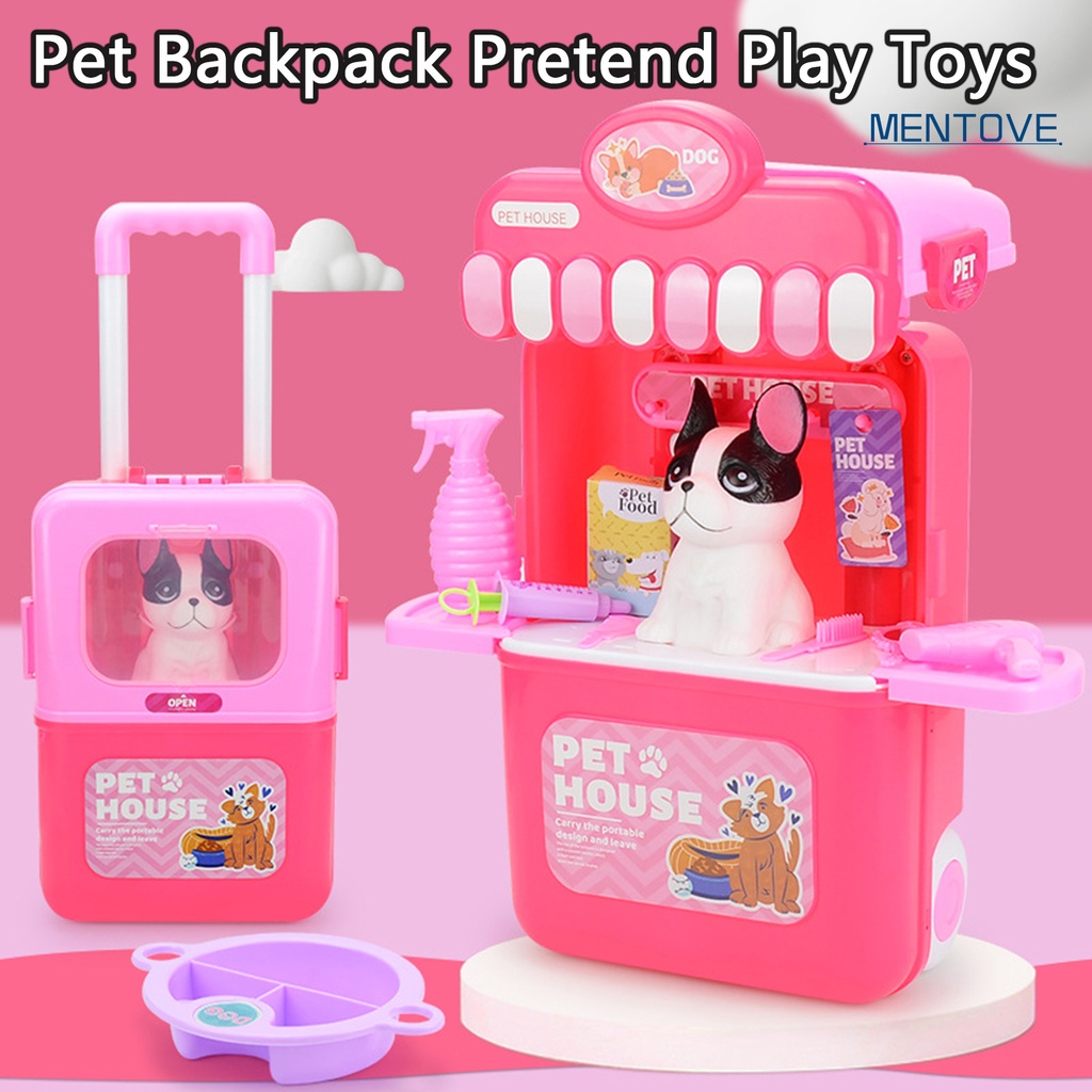 Bộ 21 Món Đồ Chơi Gồm Ba Lô + Túi Lăn Đựng Thú Cưng 3 Trong 1 Tiện Dụng
