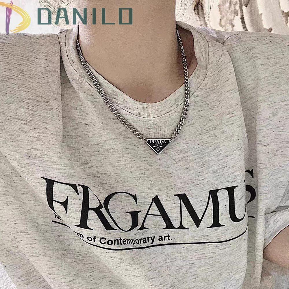 Dây Chuyền Mặt Chữ DANILO Thời Trang Hàn Quốc Ngọt Ngào Cho Nữ