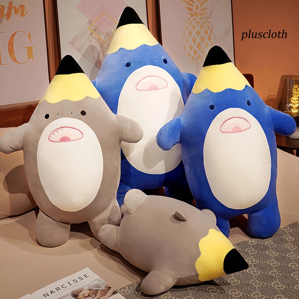 Cá Mập Nhồi Bông Chất Liệu Cotton PP Kích Thước 60cm Dùng Để Trang Trí