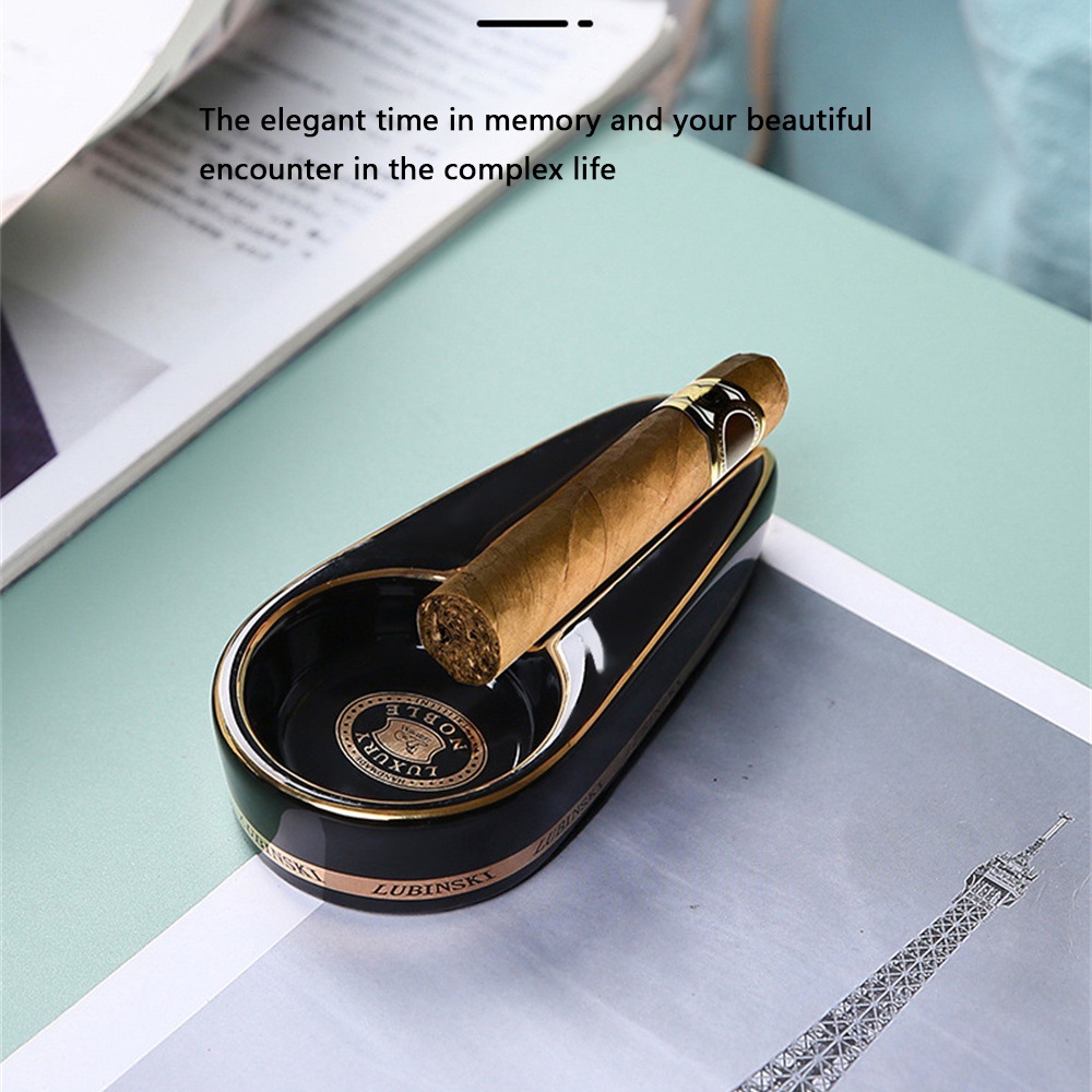 Xì gà gạt tàn gốm gạt tàn sáng tạo xách tay xì gà phụ kiện blackpink11