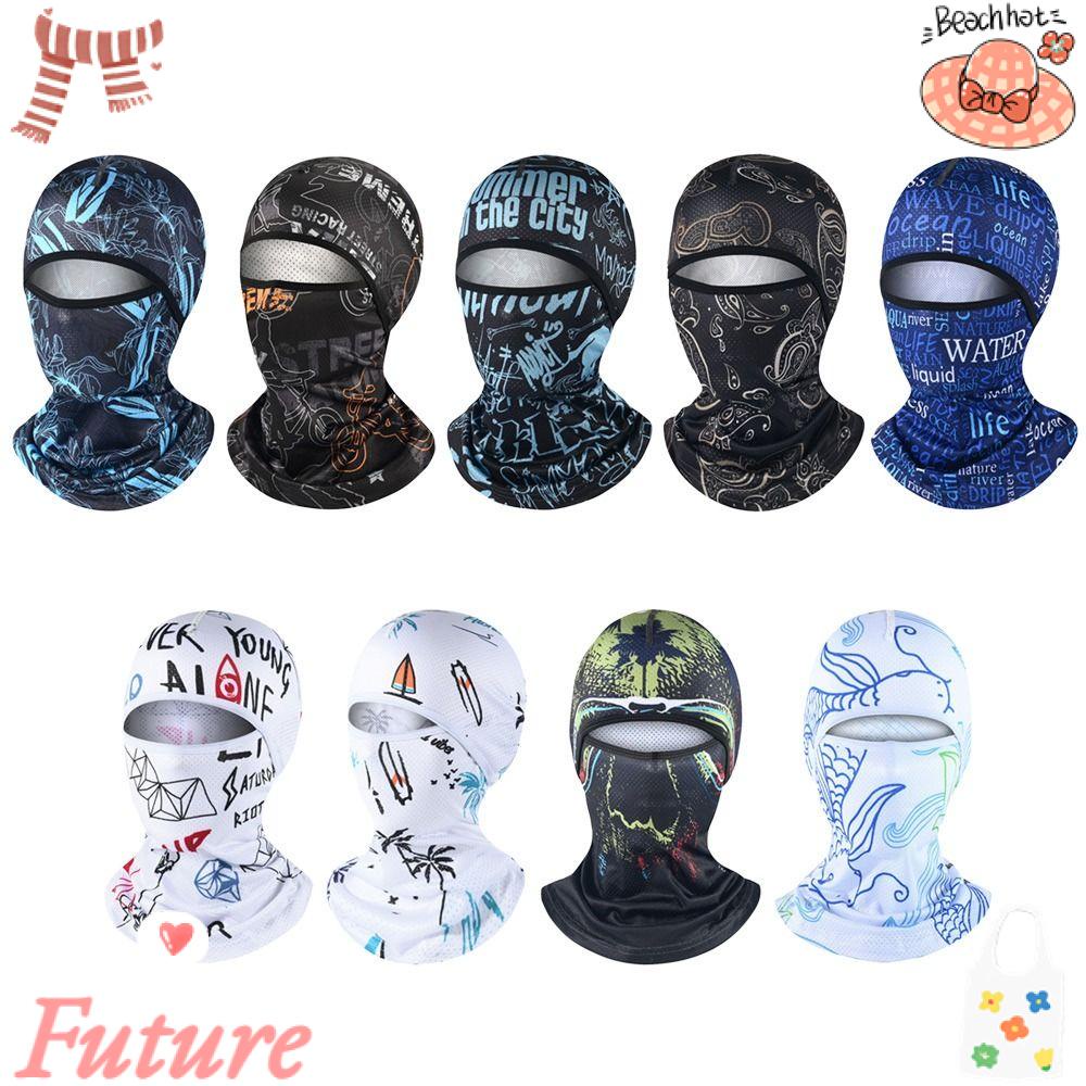 Future Mũ Trùm Mặt Nạ Chống Gió Che Phủ Toàn Diện Dùng Khi Đi Xe Đạp / Xe Máy Vào Mùa Hè