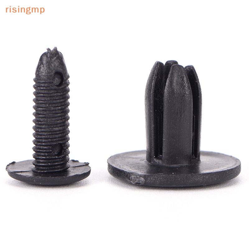 FENDER Set 50 Đinh Tán Nhựa Màu Đen 8Mm Chuyên Dụng Cho Cản Trước Xe Hơi Đinh Tán Nhựa Màu Đen 50X8Mm 8Mm Chuyên Dụng Cho Xe Hơi Bộ 50 / 50 Miếng 8Mm Au 8Mm Chất Lượng Cao