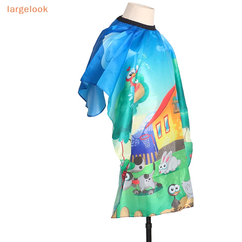 Áo Choàng Cắt Tóc Họa Tiết Hoạt Hình Dễ Thương Cho Bé