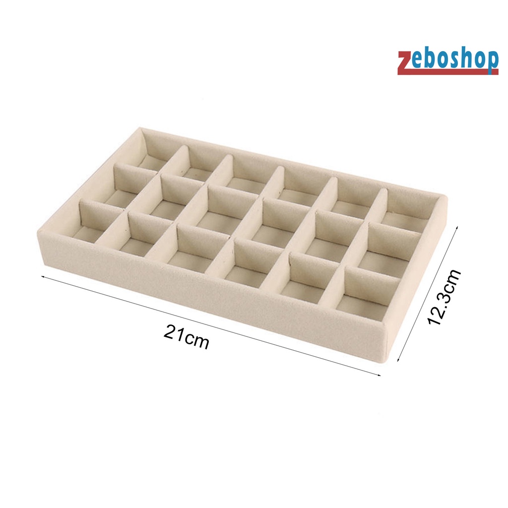 Hộp Đựng Trang Sức Nhiều Ngăn Chống Bụi Dễ Lau Chùi