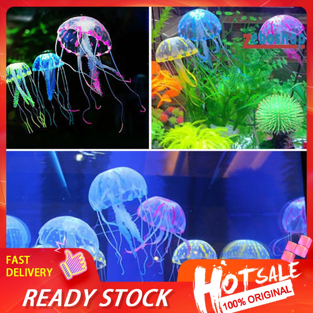 Sứa Giả Phát Quang Trang Trí Bể Cá