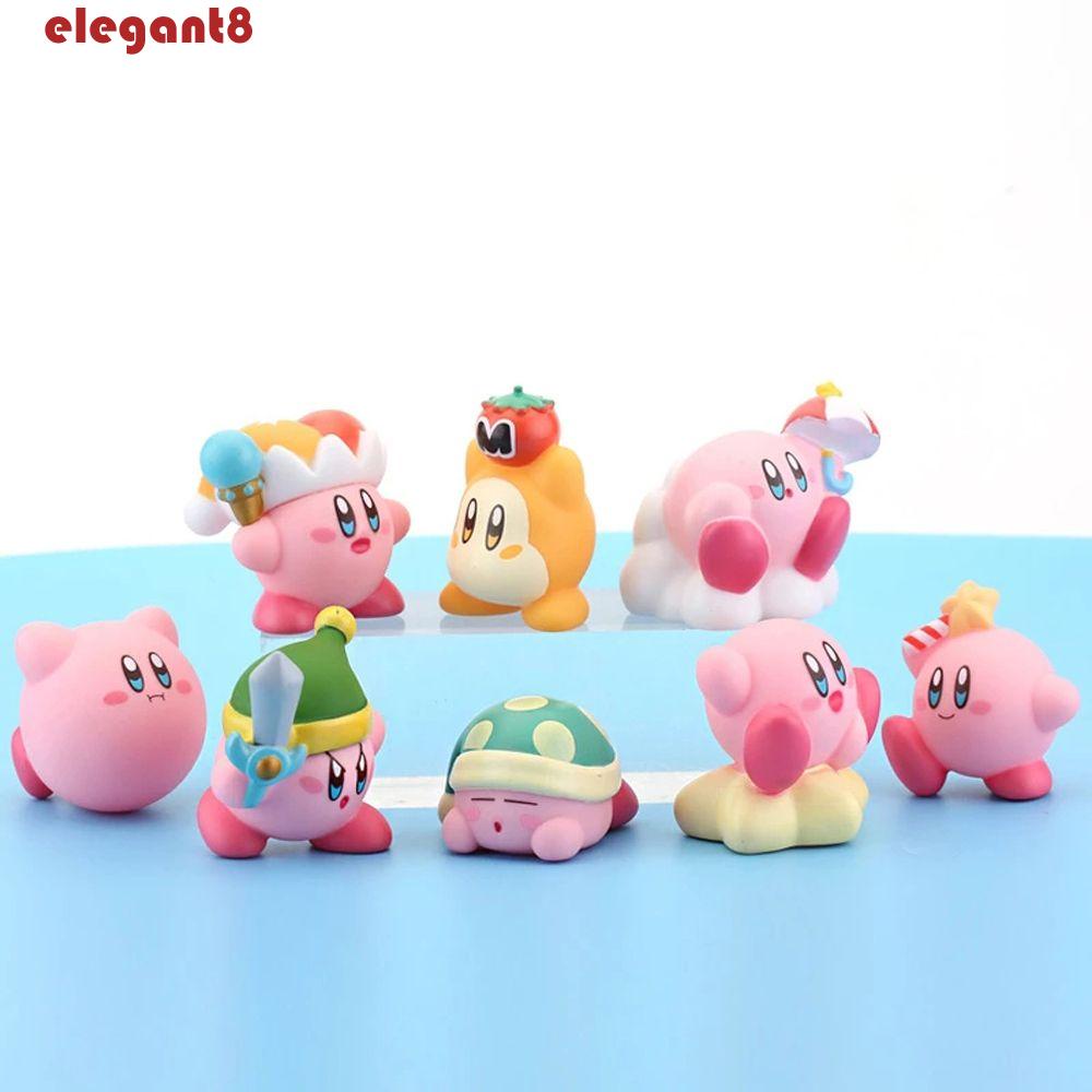 Mô Hình Đồ Chơi Nhân Vật Hoạt Hình Kirby Bằng PVC Để Bàn Trang Trí