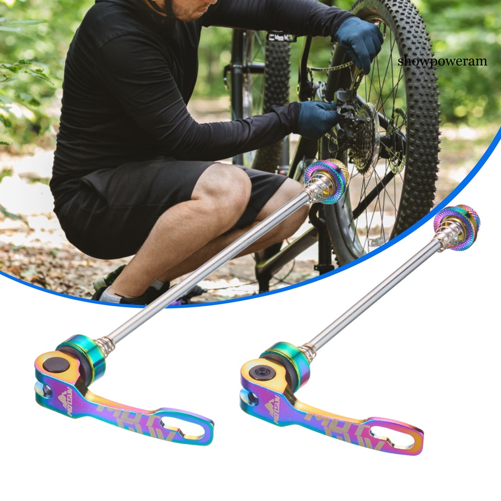 Set 2 Thanh Trục Trước / Sau Siêu Nhẹ Tháo Gỡ Nhanh Cho Xe Đạp Leo Núi