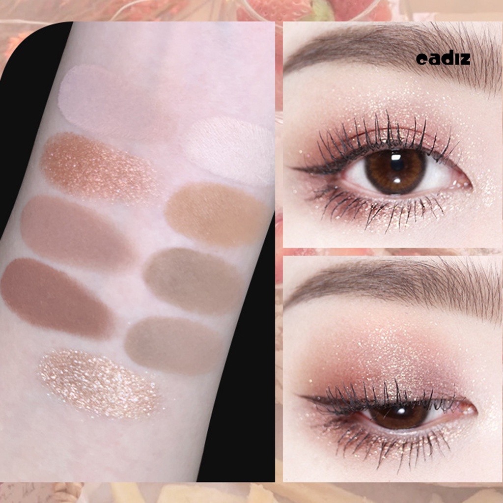 Bảng Phấn Mắt Trang Điểm Lấp Lánh Lâu Trôi Không Gây Kích Ứng Làm Sáng Da Dành Cho Nữ