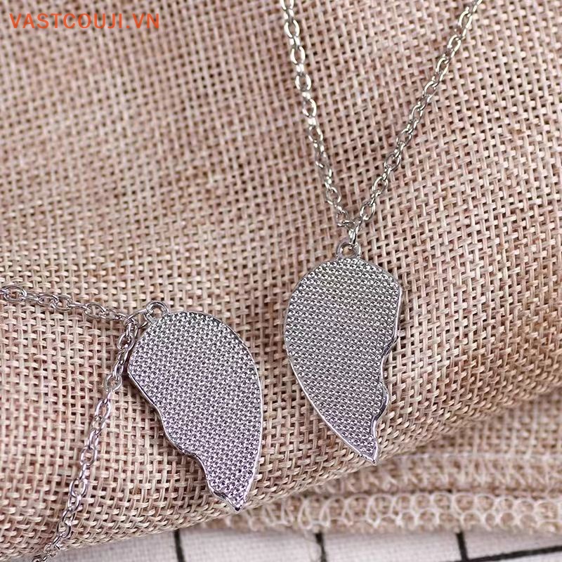 Vòng cổ Mặt Hình Trái Tim Bằng Hợp Kim Thời Trang Cho Cặp Đôi