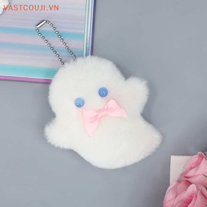 Móc Khóa Hình Ma Nhồi Bông Đáng Yêu