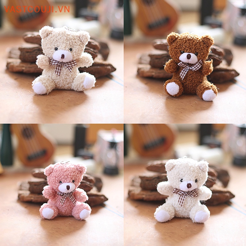 Móc Khóa Thỏ Nhồi Bông Mềm Mại Dễ Thương Dành Cho Ba Lô